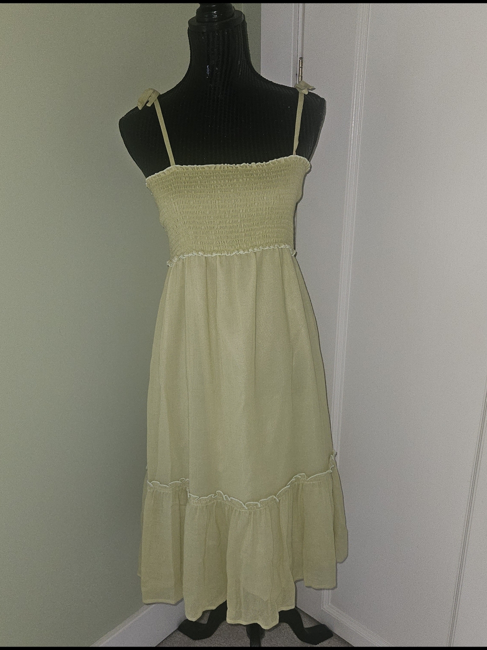 Light Green Maternity Sun Dress